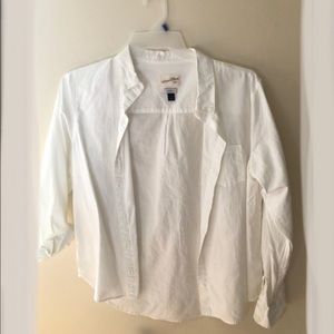 Universal Thread White Long Sleeve Button Up Shirt